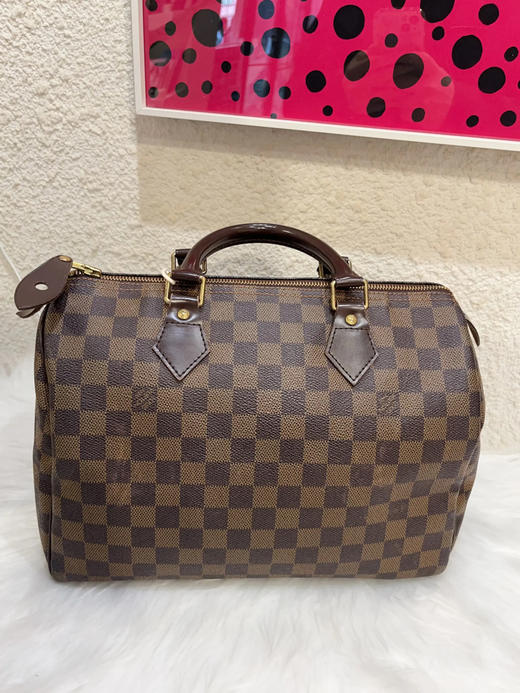 LV sp30 棕棋盘格 手提款 枕头包 商品图1