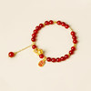 【马上鸿运·红玛瑙手串】敦煌天然红玛瑙圆珠单圈手串女款马年本命年手链中国风 商品缩略图10