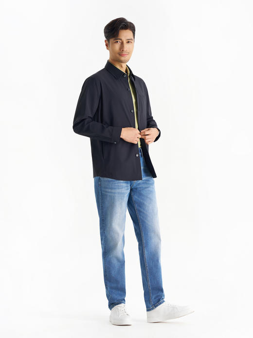 【风尚11】2026年春季轻薄衬衫夹克拒水抗皱防晒外套261F1J540N【SHANG】 商品图5