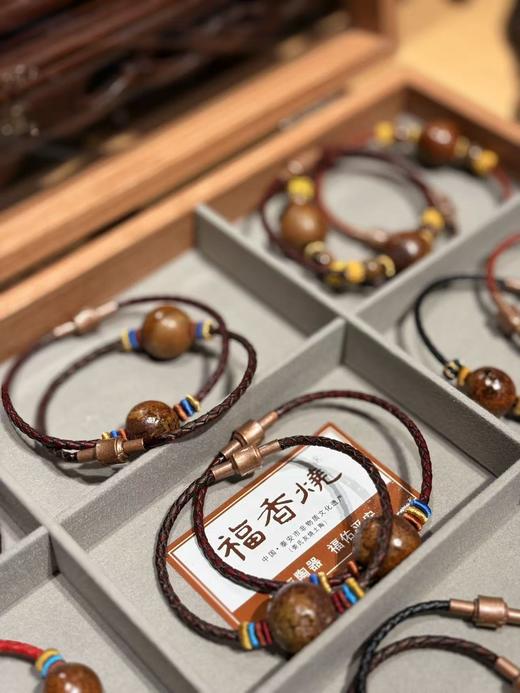 泰山非遗单珠转运珠手链福香烧手串泰山香灰制作 商品图0