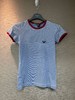 女款条纹logo短袖T恤la020 商品缩略图0