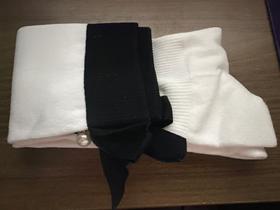 FL白撞黑仙女袜，三双起，A422150