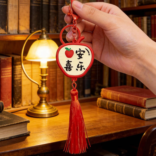 【好柿发生挂件❗萌趣柿子造型】樱桃有求必应挂件祈福钥匙扣新年礼物创意小礼品钥匙链书包包挂件，rg 商品图3