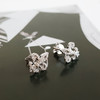 莱绅通灵AU750白金时尚设计款鸢尾花造型钻石耳钉10.8*8.9*13.1MM（皆取最大值）100226NJM15 商品缩略图2