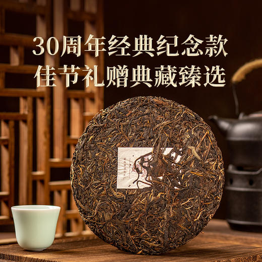 双陈普洱2025年越来越好生茶357克品牌30周年纪念茶蜜兰香澄澈山野韵悠长 商品图4