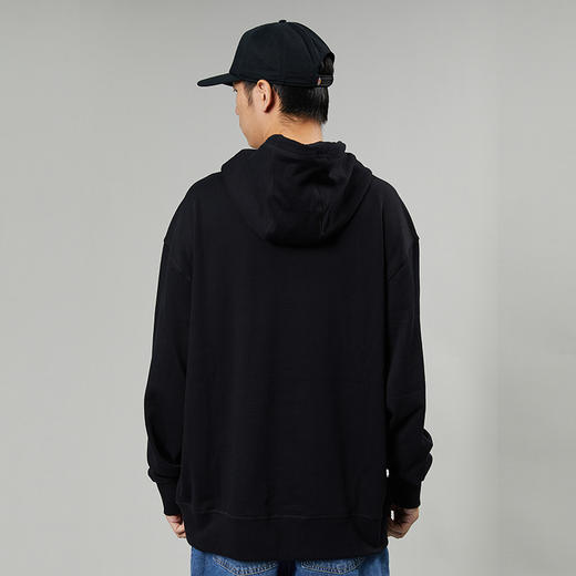 Dickieslogo贴布绣休闲连帽毛圈美式卫衣宽松 男女情侣连帽卫衣 DK013107 商品图5