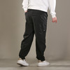 DRONKOO 2026 双抽绳松紧腰两侧不规则口袋结构轻工装中厚休闲长裤 商品缩略图3