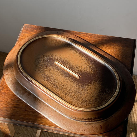 1960-1999s芬兰Arabia Ruska秋天系列椭圆烤盘 A0340 商品图3