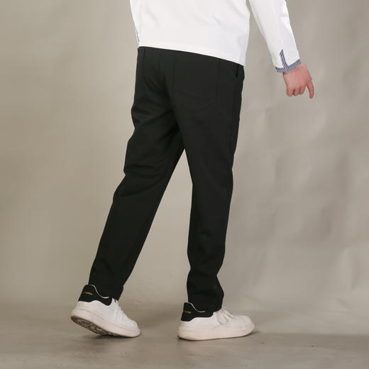 DRONKOO 2026 花色抽绳左袋侧唛错落锁链纹理针织中厚休闲长裤 商品图3