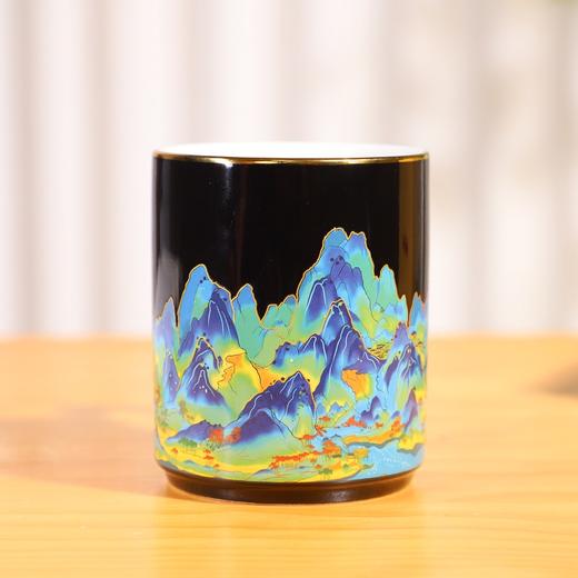 【《手握江山》典藏版千里江山温感杯】，景德镇御器研究院出品 商品图11