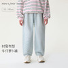 马克珍妮时髦有型女童纯棉牛仔萝卜裤2026年春装新款560209 商品缩略图0