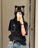 女款logo卡通短袖T恤he014 商品缩略图1