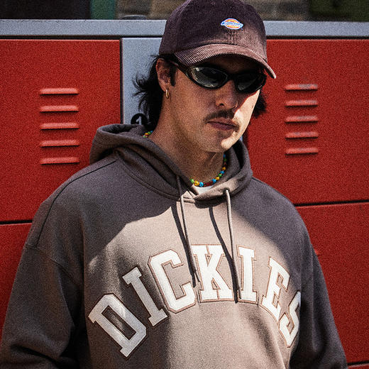 Dickies卫衣 宽松百搭字母贴布绣美式连帽毛圈布卫衣DK013104 商品图6