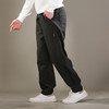 DRONKOO 2026 双抽绳松紧腰两侧不规则口袋结构轻工装中厚休闲长裤 商品缩略图2