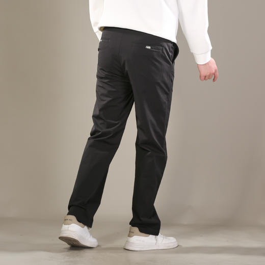 DRONKOO 2026 松紧腰左口袋小织唛绣线直弹小直筒中厚休闲长裤 商品图3