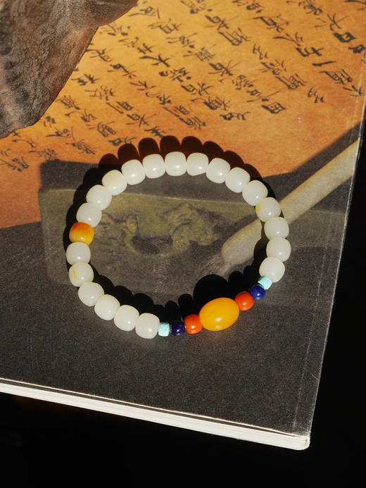 和田玉蜜蜡手串 商品图0