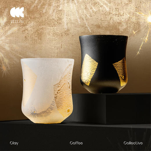 CCCLAY 限定系列|  金箔玻璃杯 CCC咖啡杯 王沁合作款 商品图3