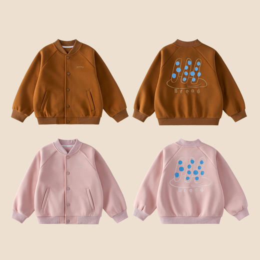 【10A抗菌】棉花堂山系印花俏皮萌趣童装棒球外套- FA61052 商品图4