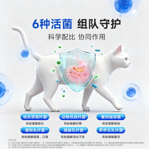 谷登六种菌（猫用）3g*20袋 商品图3