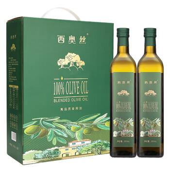 西奥丝橄榄油500mL*2礼盒 食用油炒菜橄榄油团购福利送礼 /粮油调味 /食用油 /橄榄油 商品图1