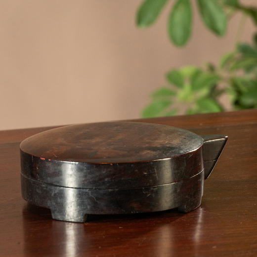 清	歙砚及红木墨盒 商品图0