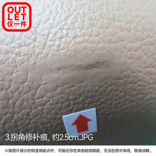 【OUTLET】大双人皮床 布鲁娜2米色/橙色 商品图2