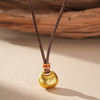 【福袋沙金项链】敦煌小众镀金古法沙金转运罗盘吊坠 男女式古币项链 商品缩略图4