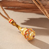 【敦煌沙金葫芦吊坠项链】敦煌轻奢国风项链 新款葫芦吊坠设计款项链 商品缩略图9