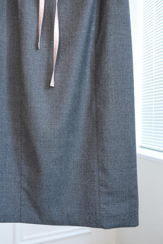 闲咏|设计感飘带羊毛半裙 商品图5