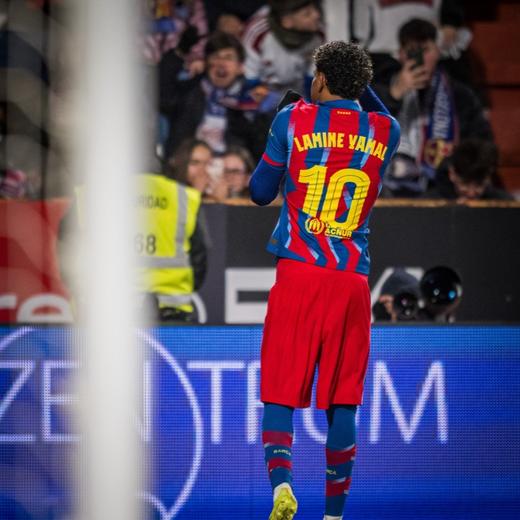 小李子正品NIKE耐克巴萨球员版特别款短袖球衣成人男FZ1311-432 商品图2