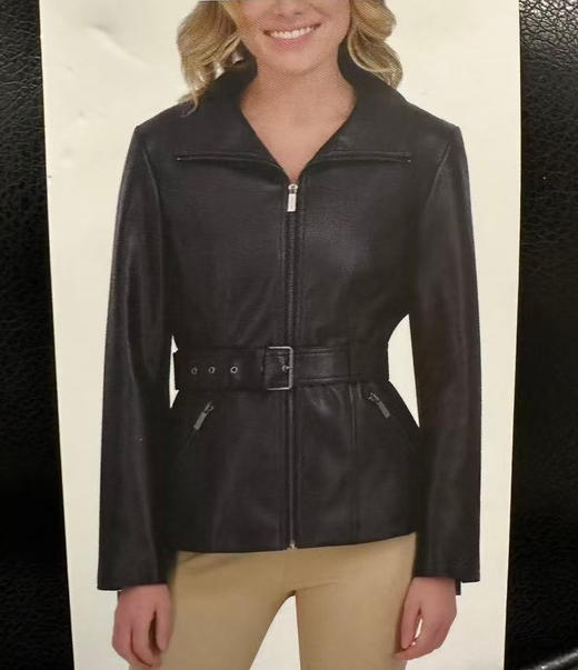 🉐350直邮！KENNETH COLE女士秋冬皮衣外套[爱心]这款皮衣真的超级好看啊 商品图5