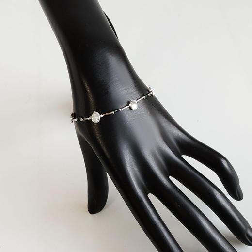 【天然正品】AU750白金天然巴洛克海水珍珠手链19CM（长度可调节）311225NJM49 商品图5