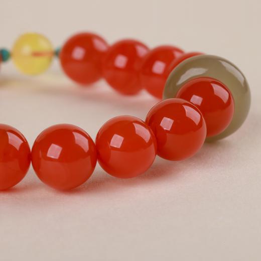 【鸿运】南红貔貅手串   ZX240510112 商品图2