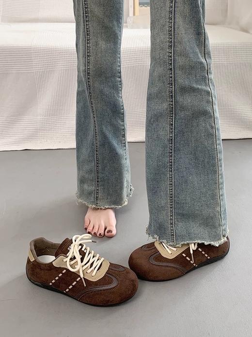 【HF】无忧购26年春季复古厚底德训鞋女春款轻便百搭运动德训休闲鞋A908（截单后3-5天发货) 商品图4