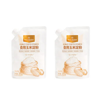 1号会员店（One's Member）玉米淀粉200g*2 勾芡生粉烘焙专用裹肉美食调味品 /粮油调味 /调味品 /淀粉 商品图6
