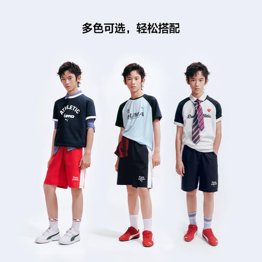 PUMA彪马童装2026夏季新款儿童短袖短裤T7拼接时髦运动风 商品图4