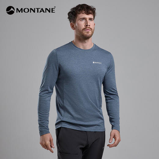 MONTANE 盟泰恩DART LONG SLEEVE户外速干衣男透气 徒步爬山越野跑长袖T恤 商品图6