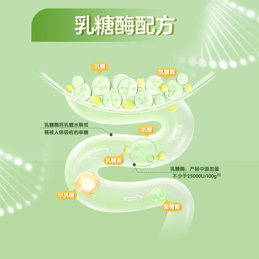 【乳糖酶升级版】贝因美高钙营养奶粉300g4罐装 商品图3
