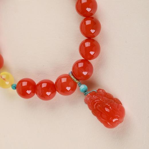 【鸿运】南红貔貅手串   ZX240510112 商品图5