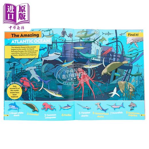 【中商原版】美国国家地理儿童版人文地理4册 National Geopraphic Kids Find It Explore It 历史History 海洋Ocean 动物昆虫 商品图10