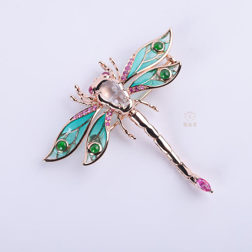 【福到了】空窗珐琅蜻蜓绿 XZ12509016 商品图2
