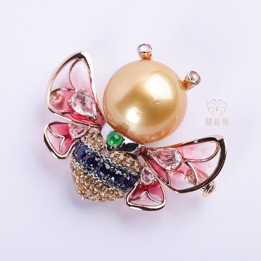 【酿造幸福】空窗珐琅蜜蜂胸针   ZZ12509013 商品图4