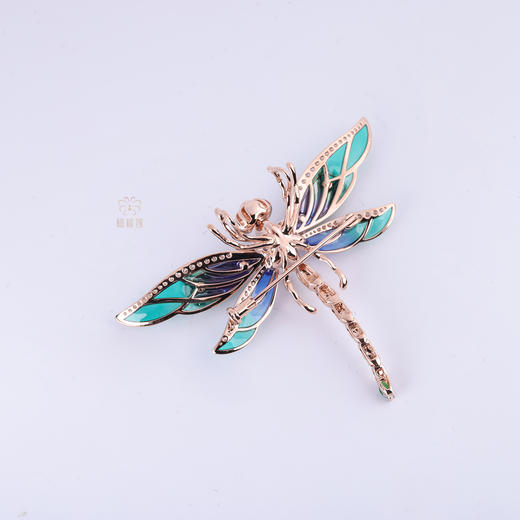 【腾飞】福豆空窗珐琅蜻蜓   XZ12509017 商品图1