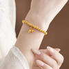 【两世欢沙金手串】敦煌沙金手链高颜值百搭叠戴两世欢莲蓬素链手串手饰品女 商品缩略图1