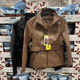 🉐350直邮！KENNETH COLE女士秋冬皮衣外套[爱心]这款皮衣真的超级好看啊