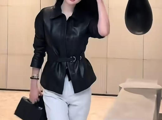 🉐350直邮！KENNETH COLE女士秋冬皮衣外套[爱心]这款皮衣真的超级好看啊 商品图7