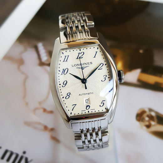 【95新】LONGINES 浪琴L2.142.4.73.6自动机械机芯日期显示26*30MM（女款）典藏系列精钢040226AK03 商品图3