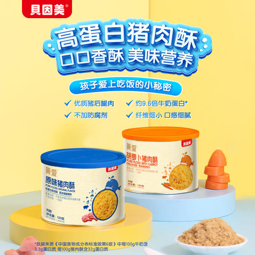 -菁爱原味猪肉酥120g 商品图0