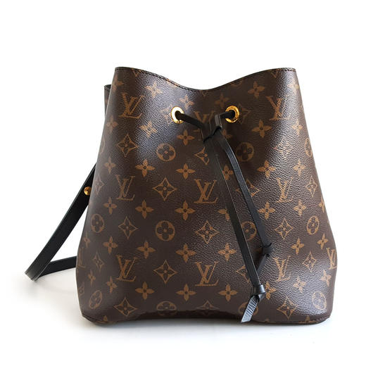 【95新】LV路易威登M44020老花NEONOE黑水桶单肩包女士090226NJS11 商品图0