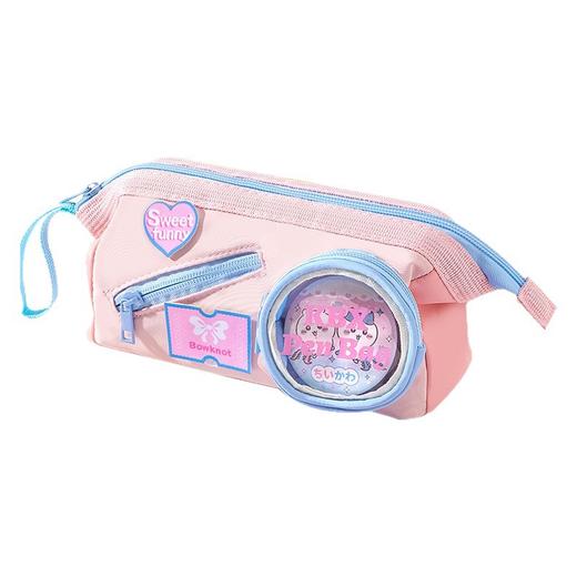 【巨能装❗大开口设计，拿取方便】可爱抽绳笔袋大容量小众款铅笔盒初中女生高颜值ins风童趣文具盒。rg 商品图4